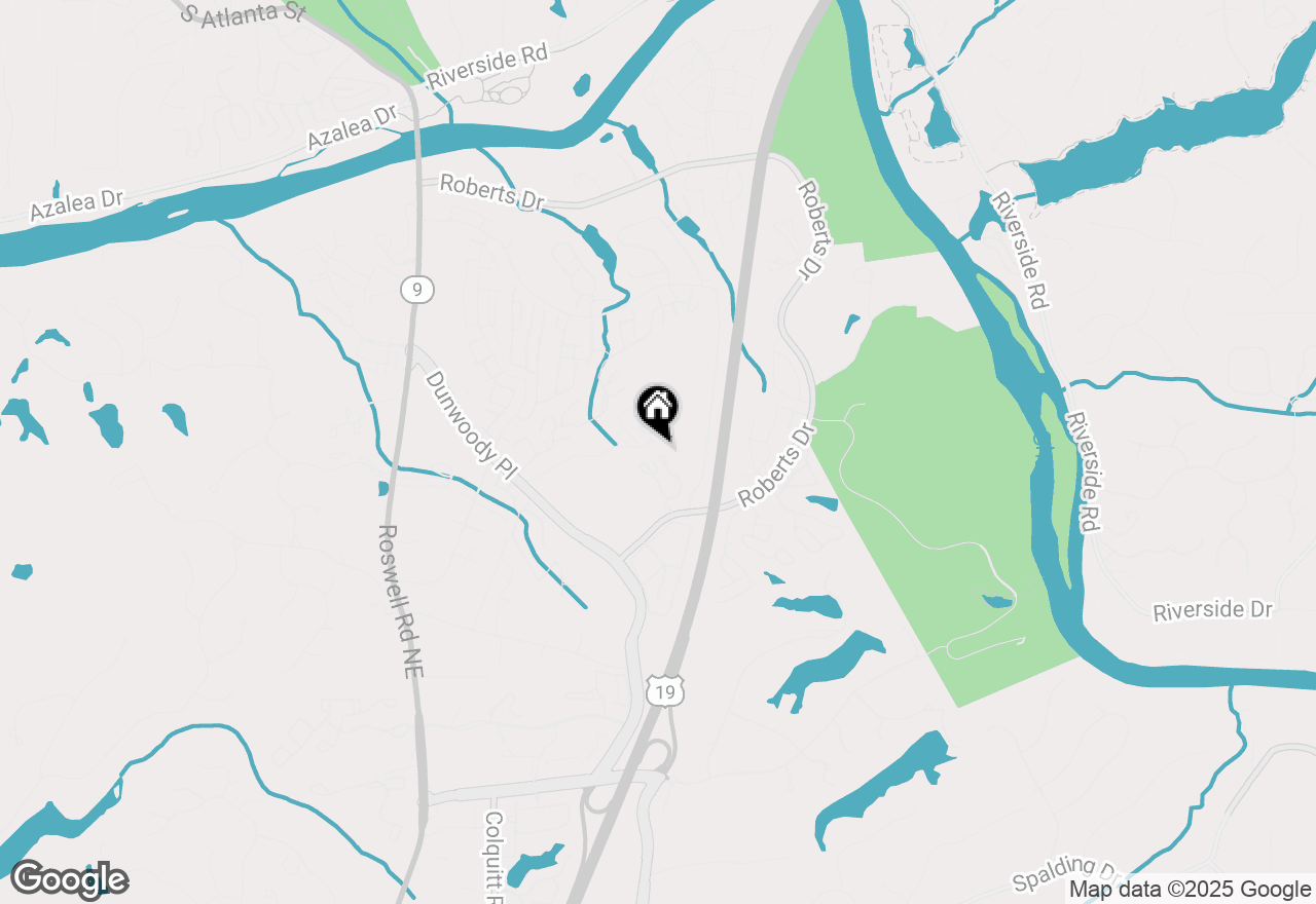 Map of 1601 Masons Creek Circle, Sandy Springs, GA 30350