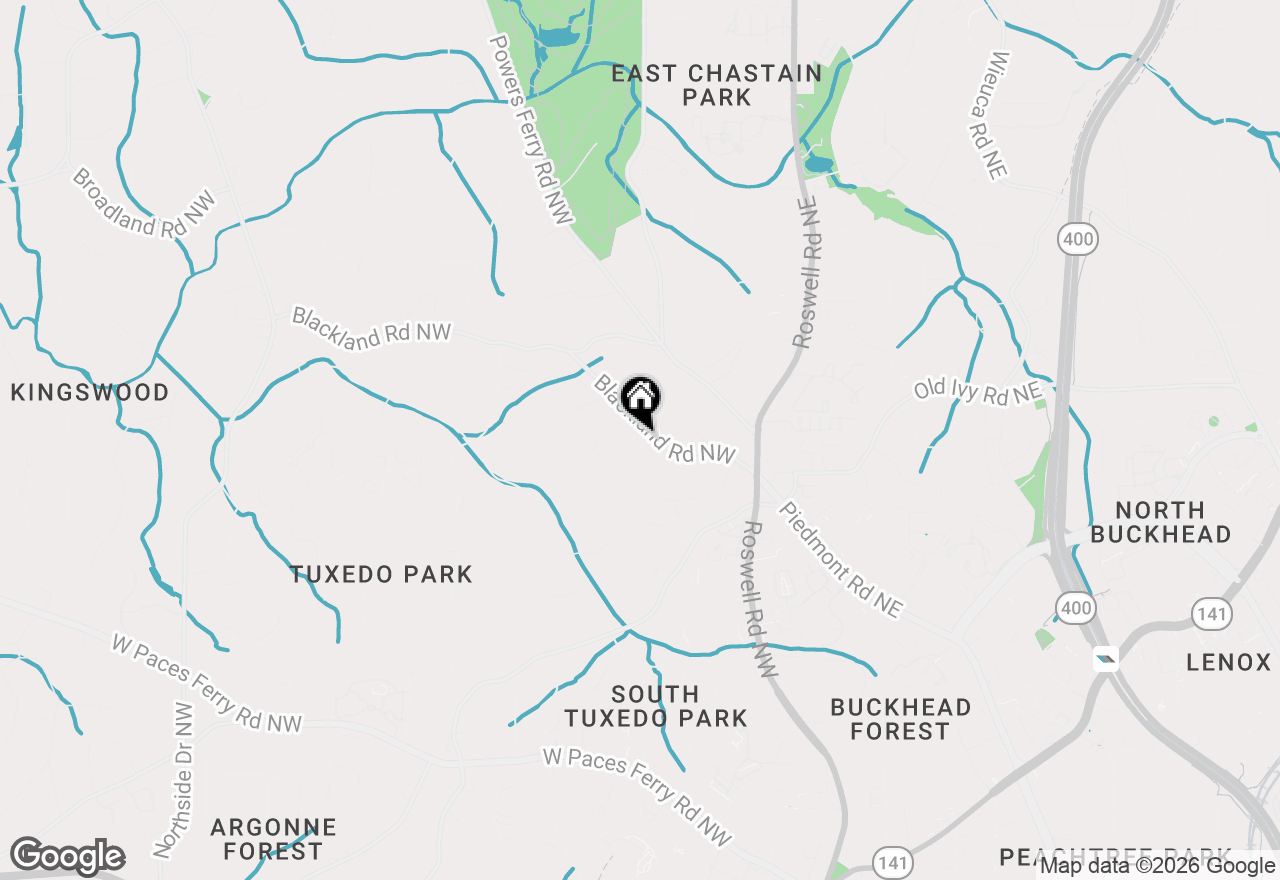 Map of 62 Blackland Road Nw, Atlanta, GA 30342