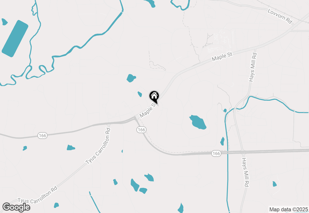 Map of 2032 Maple Street, Carrollton, GA 30117