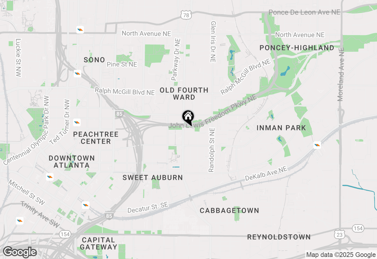 Map of 480 John Wesley Dobbs Avenue Ne #612, Atlanta, GA 30312