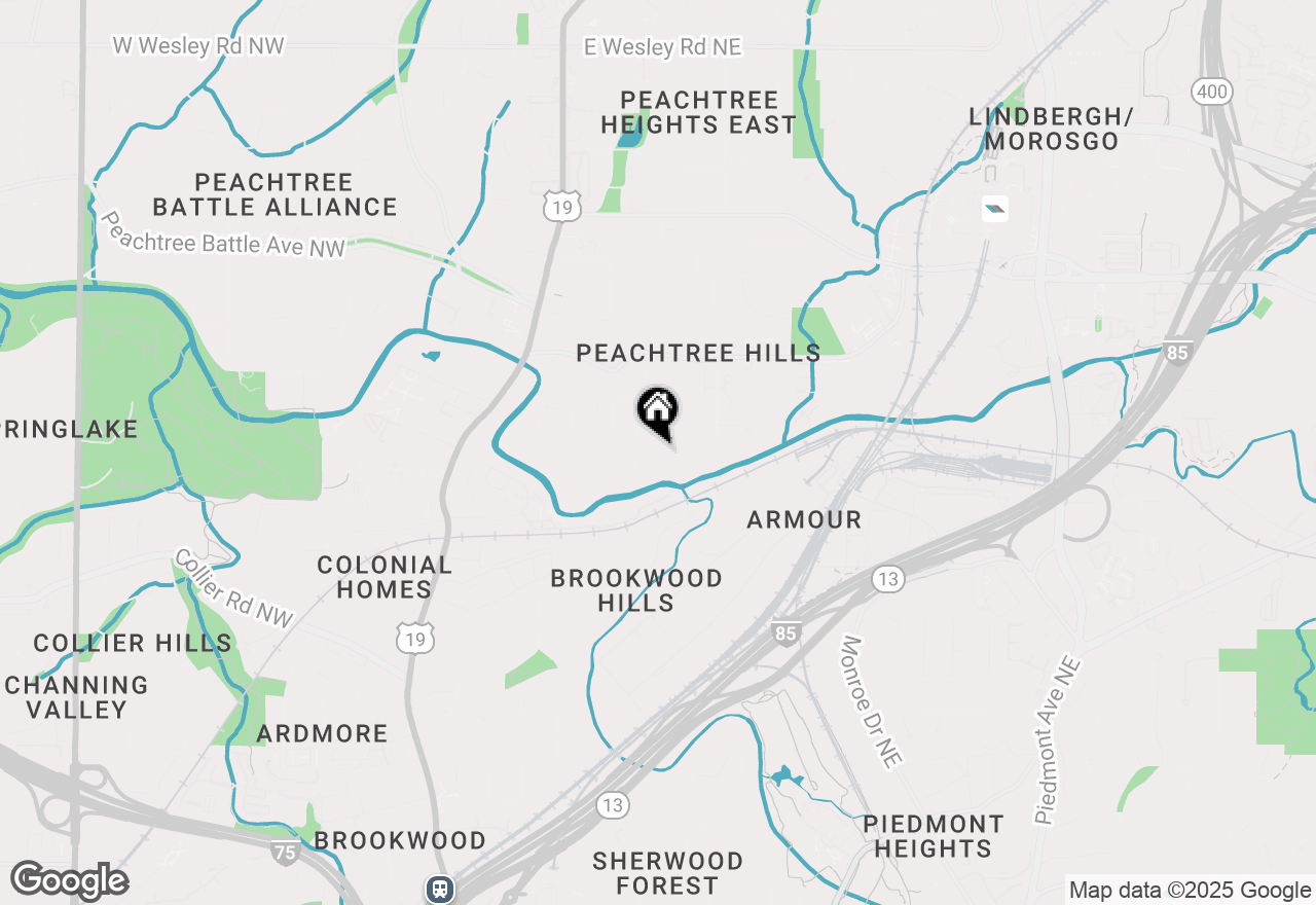 Map of 2137 Virginia Place Ne, Atlanta, GA 30305