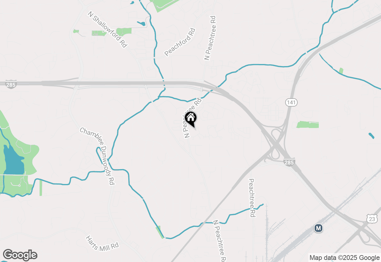 Map of 2184 Haydon Lane, Chamblee, GA 30341