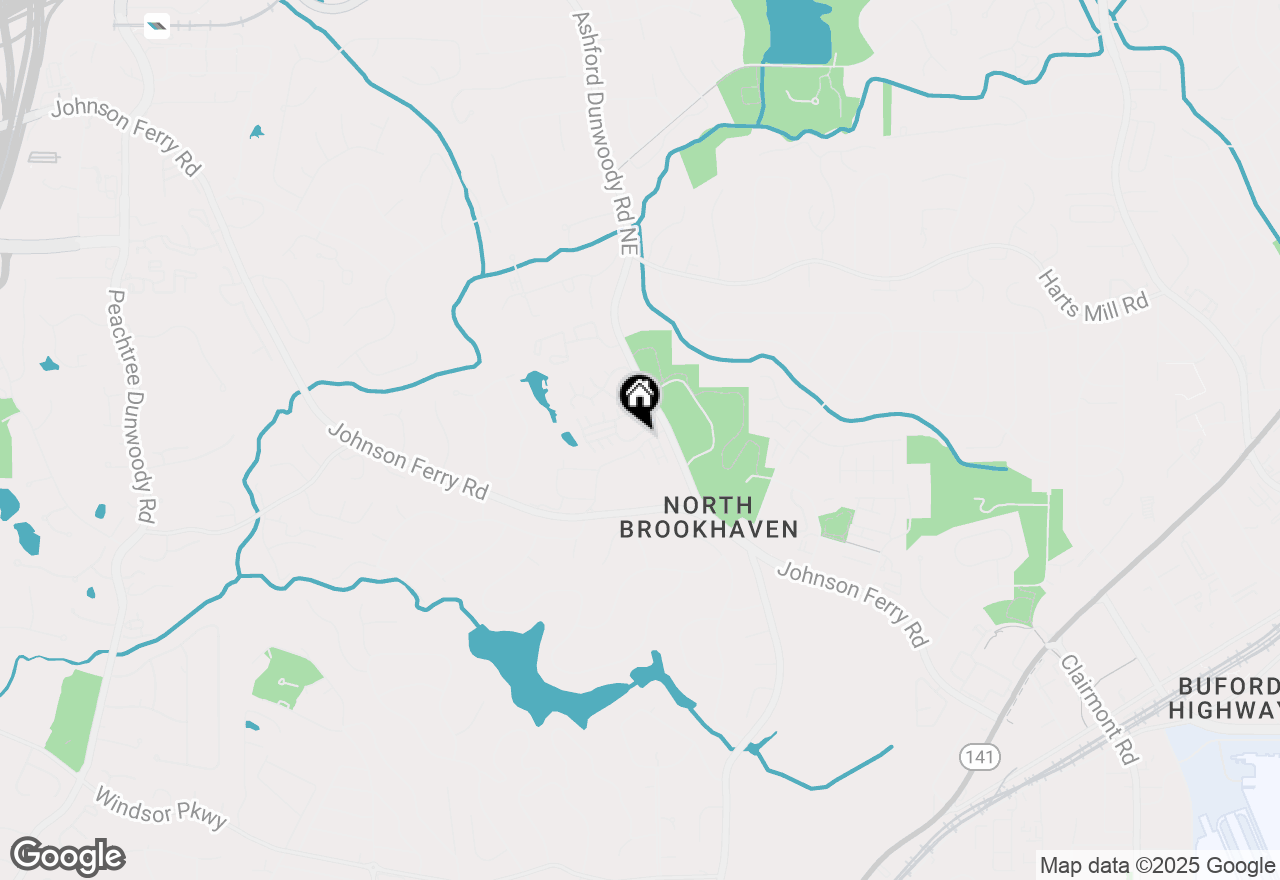 Map of 1441 Ashford Creek Circle, Atlanta, GA 30319
