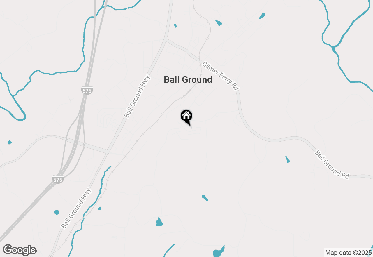 Map of 317 Creek Wood Park Drive, Ball Ground, GA 30107