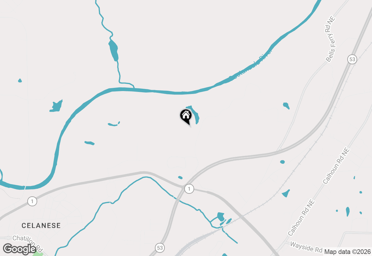 Map of 245 Broadus Road Ne, Rome, GA 30161