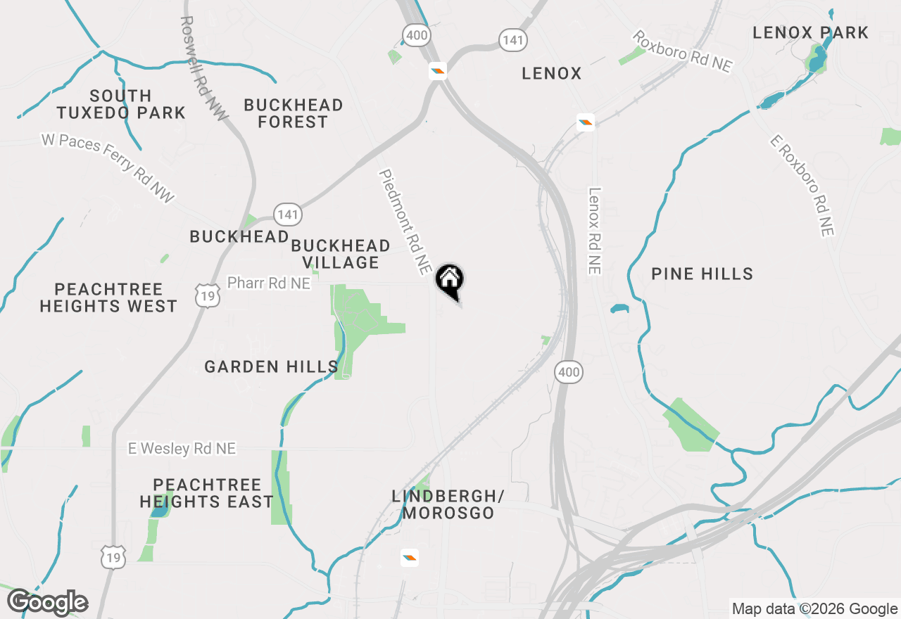 Map of 615 Burke Road Ne, Atlanta, GA 30305