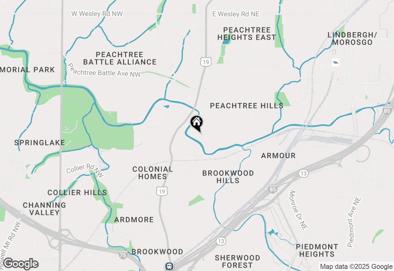 Map of 2067 Fairhaven Circle Ne, Atlanta, GA 30305