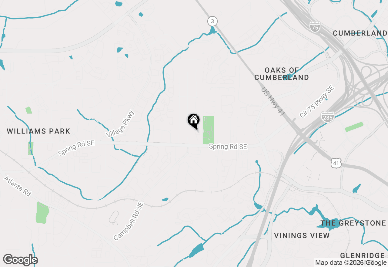 Map of 2794 Farmstead Road Se, Smyrna, GA 30080