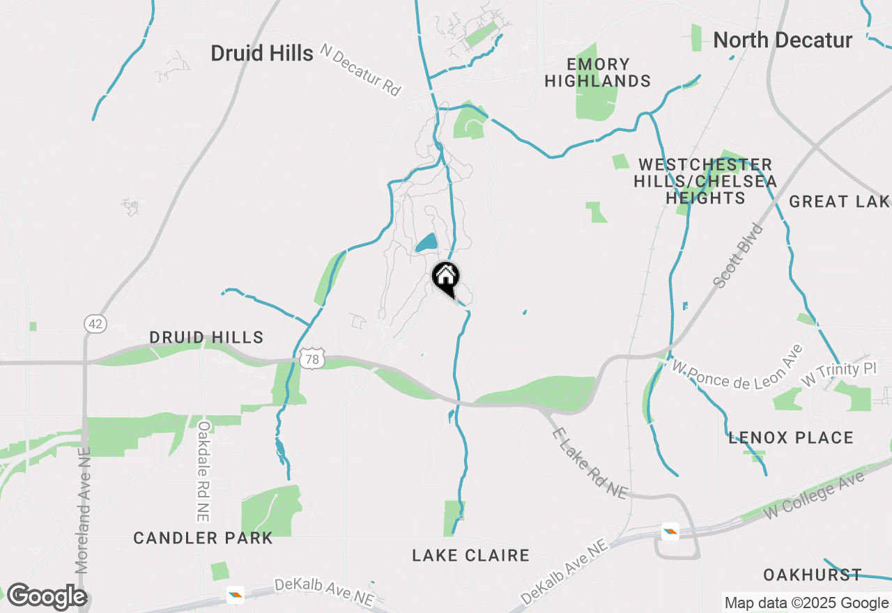 Map of 831 Clifton Road Ne, Atlanta, GA 30307