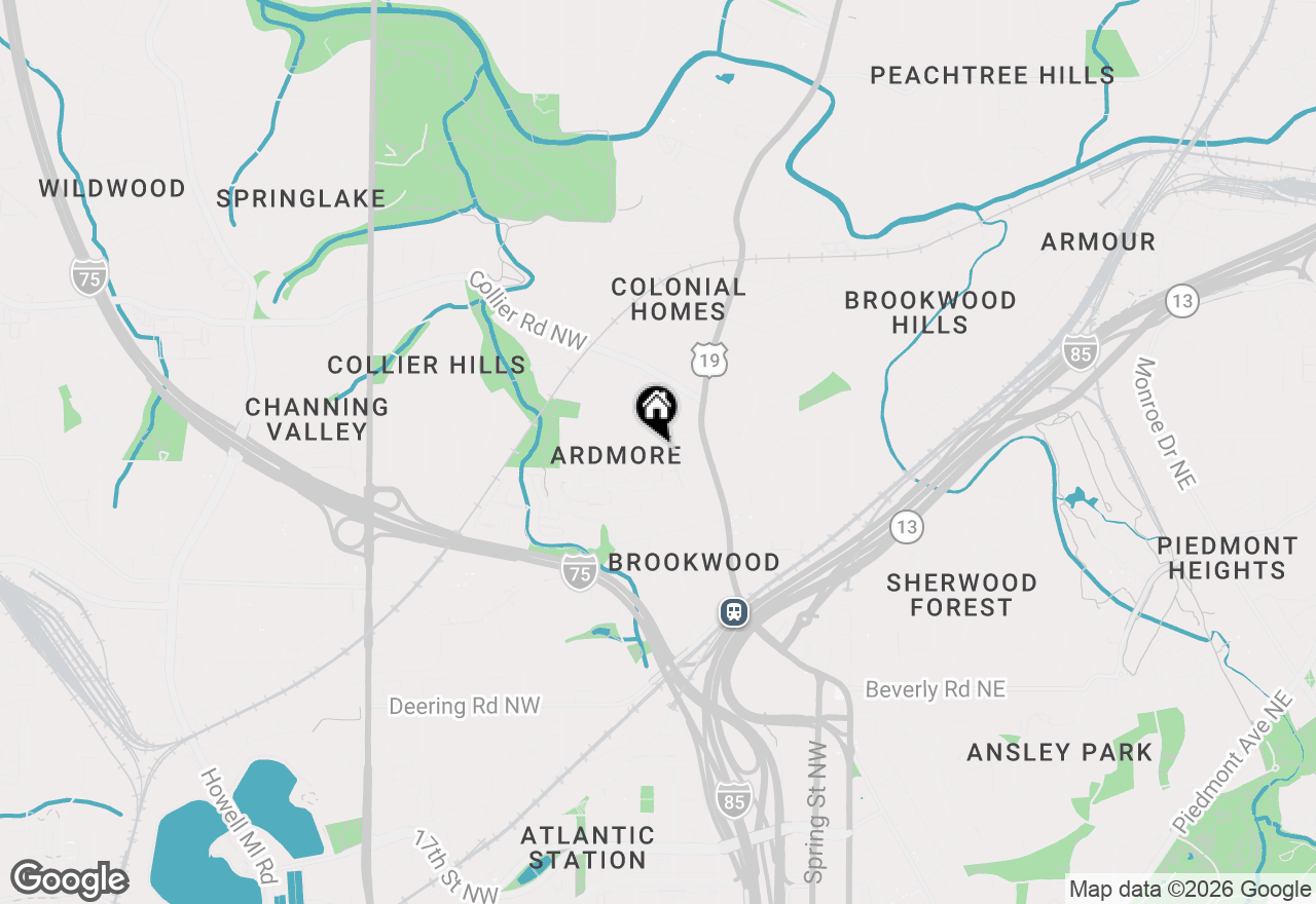 Map of 32 28th Street #302, Atlanta, GA 30309