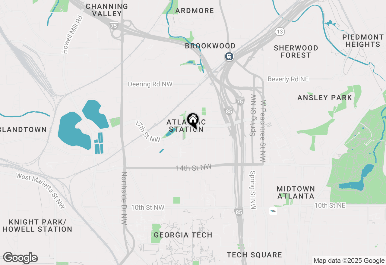 Map of 270 17th Street Nw, Atlanta, GA 30363