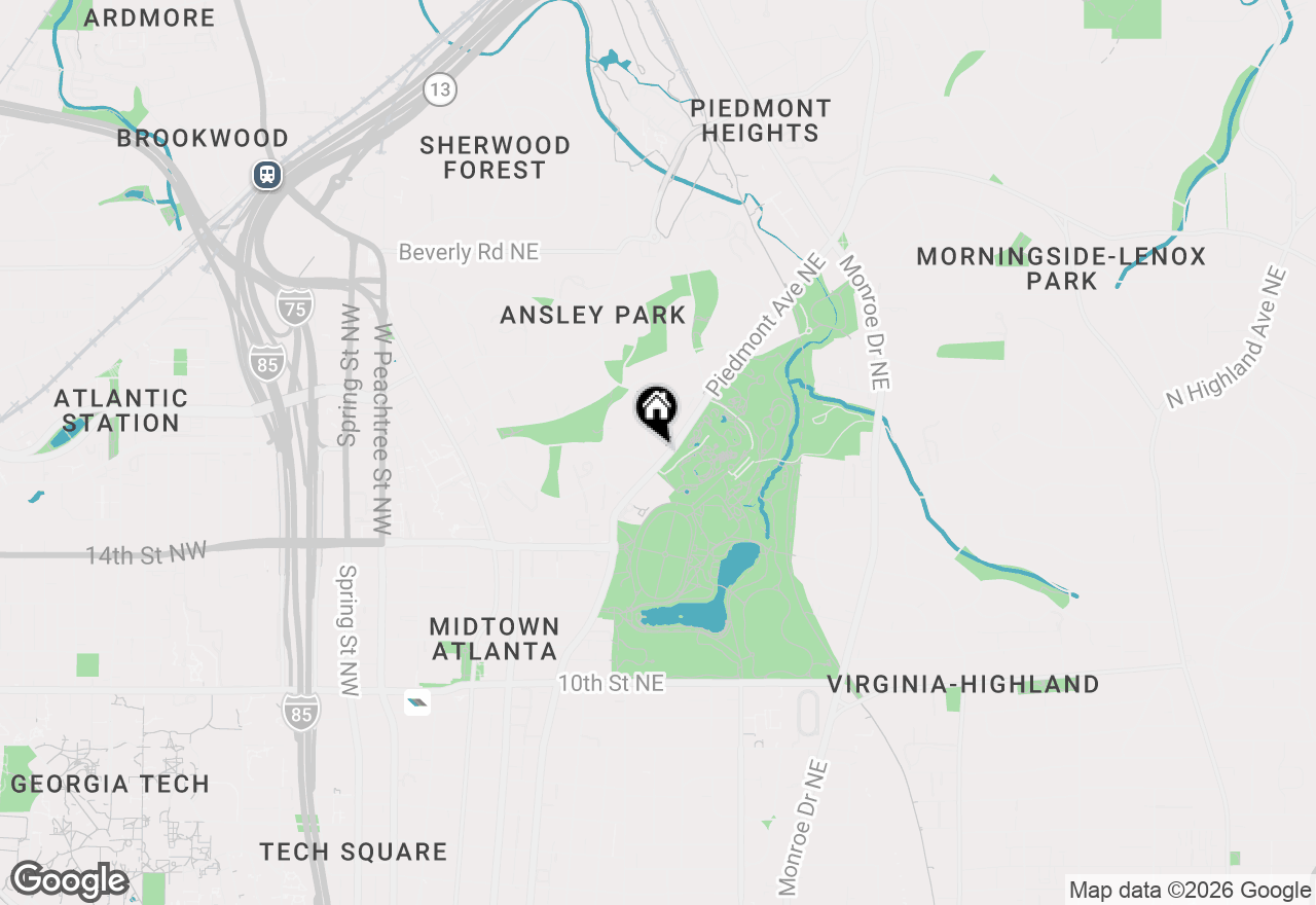Map of 1 S Prado Avenue Ne #17, Atlanta, GA 30309