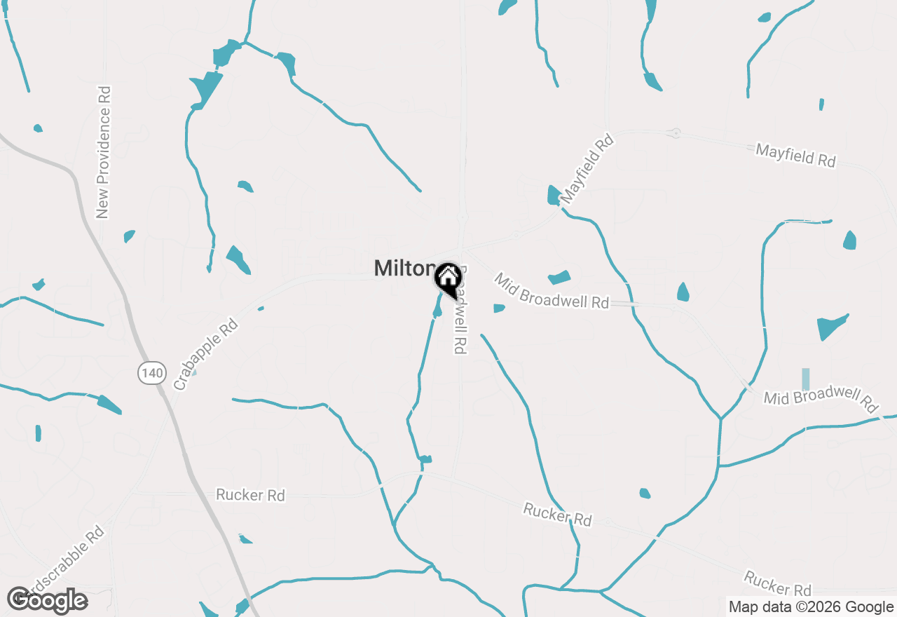 Map of 12525 Danesfeld Dr, Milton, GA 30004