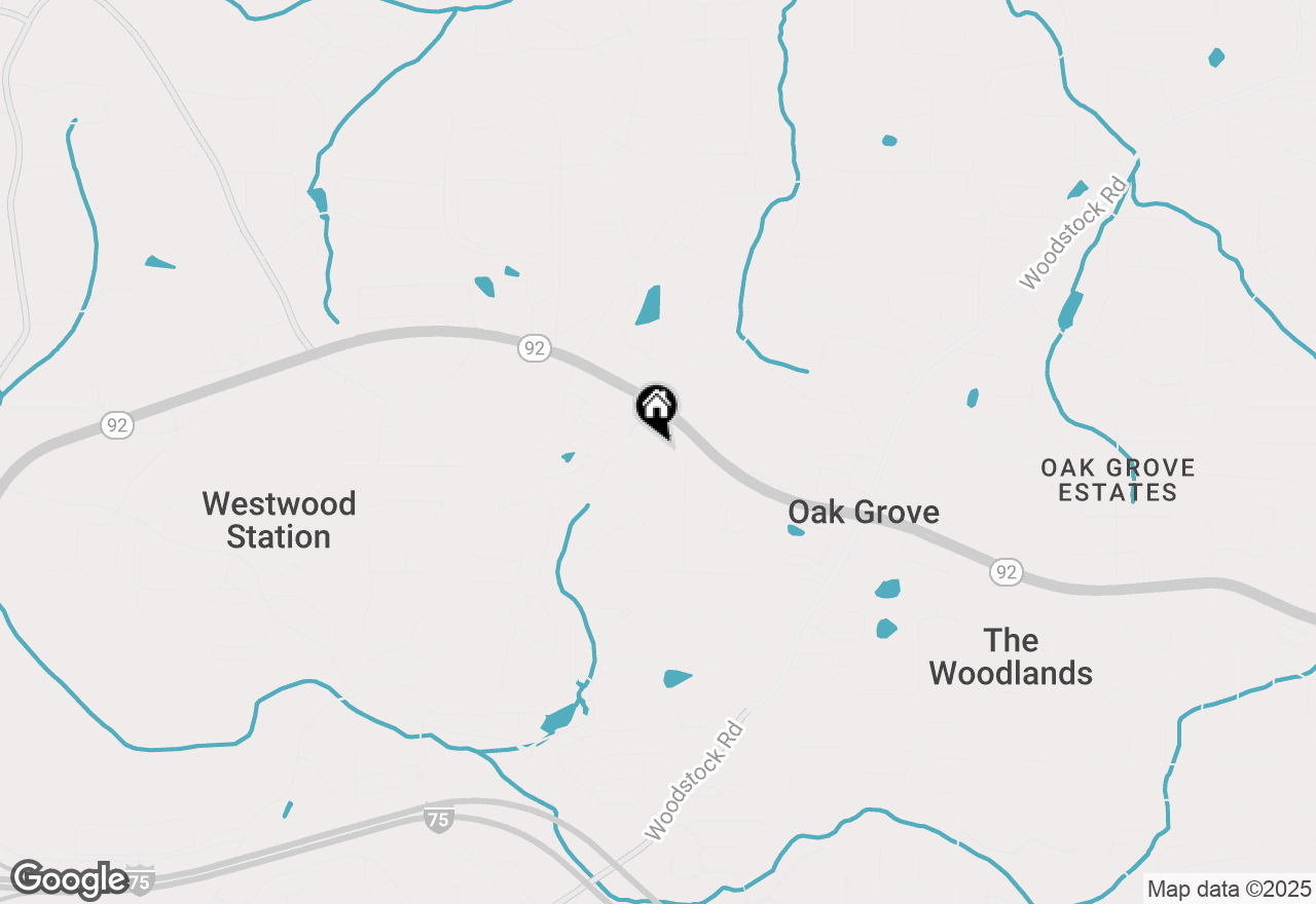 Map of 930 Silver Lake Drive, Acworth, GA 30102