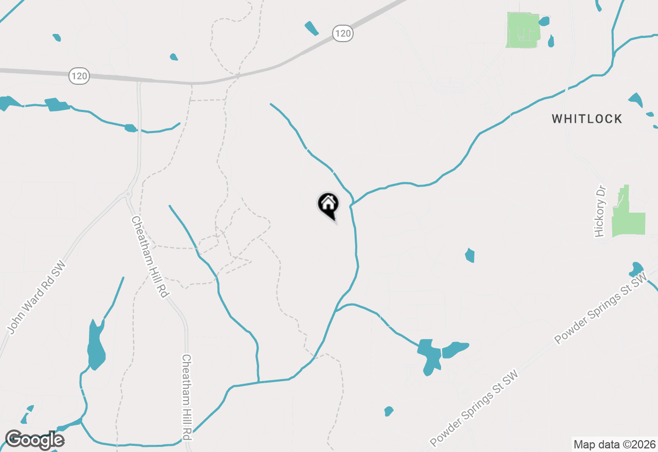 Map of 558 Russett Court Sw, Marietta, GA 30064