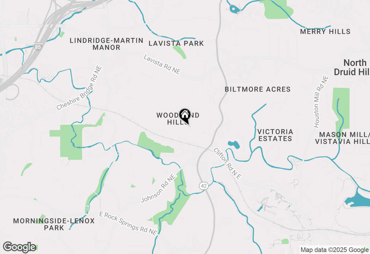 Map of 1010 Shepherds Lane Ne, Atlanta, GA 30324