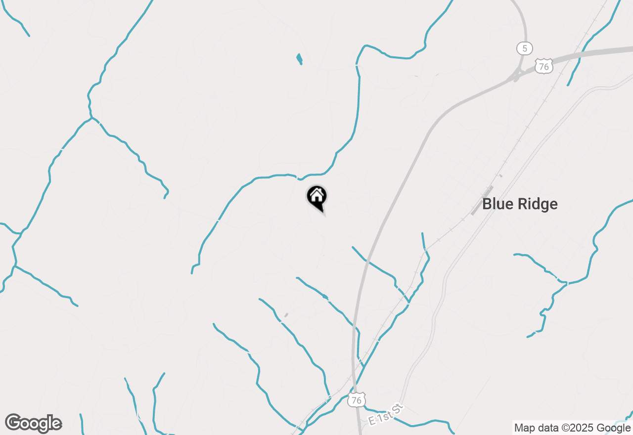 Map of LT 25 Staurolite Mountain, Blue Ridge, GA 30513