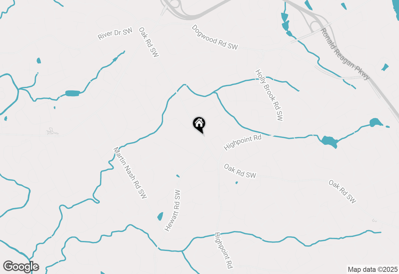 Map of 1349 Oak Road, Lilburn, GA 30047