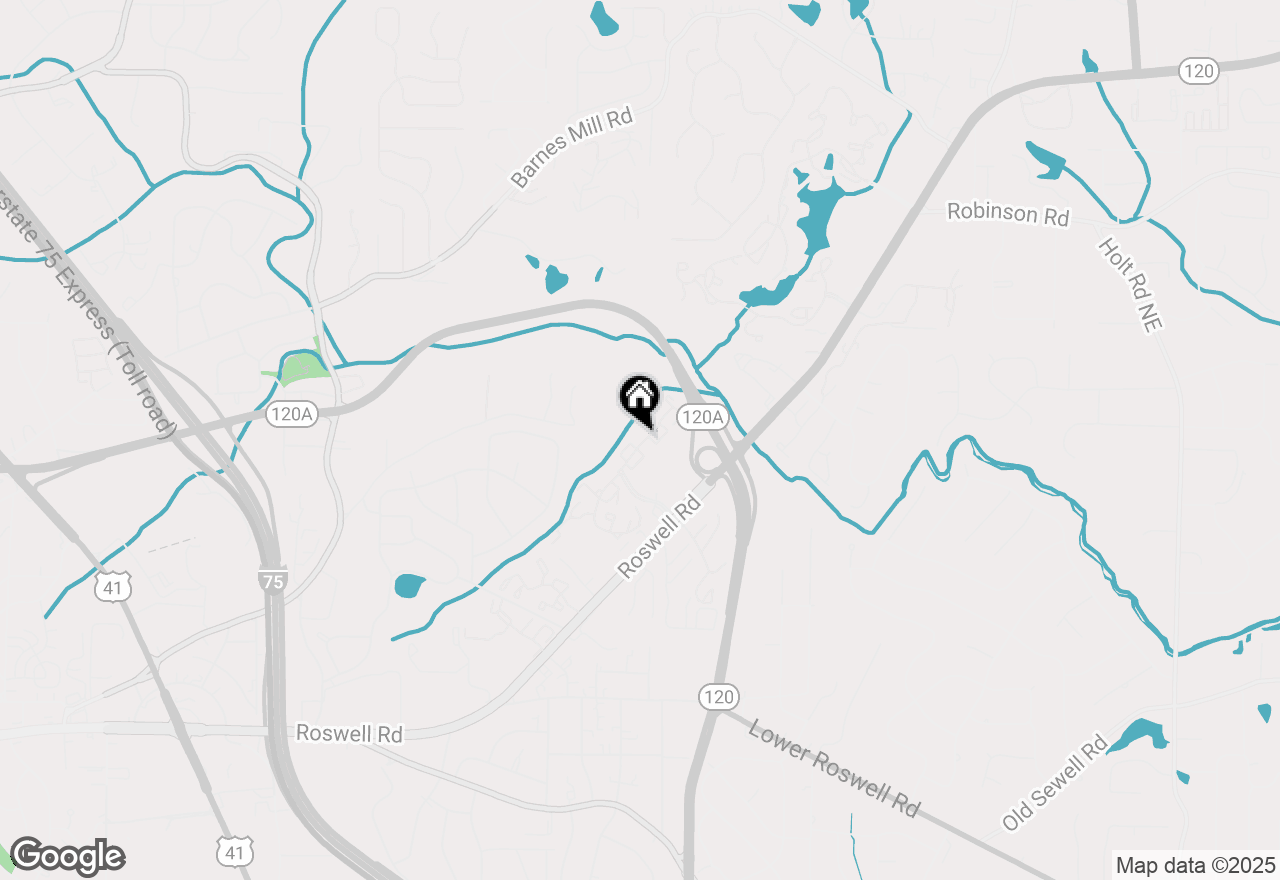 Map of 1805 Roswell Road #16Q, Marietta, GA 30062