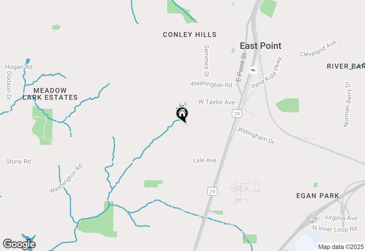 Map of 1903 Phillips Avenue, East Point, GA 30344