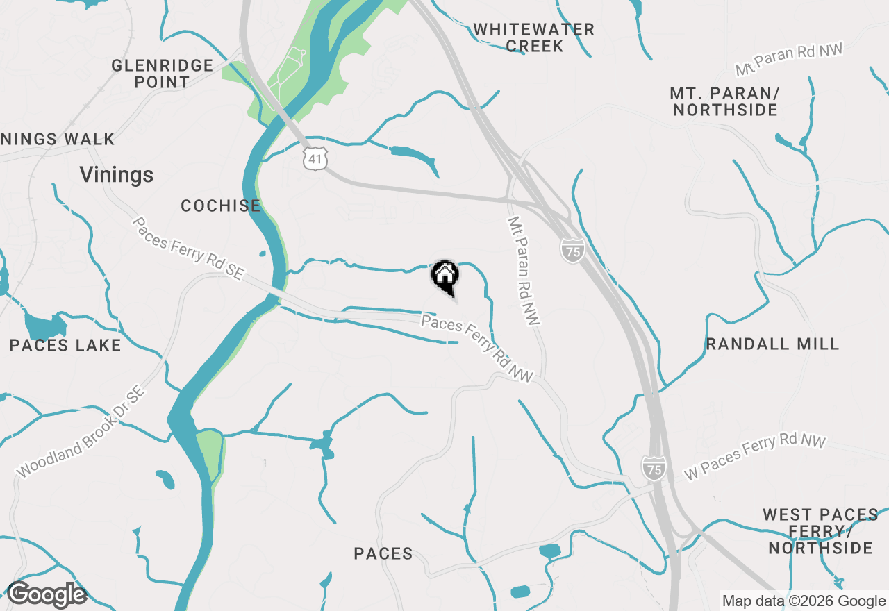 Map of 3835 Paces Ferry Road Nw, Atlanta, GA 30327