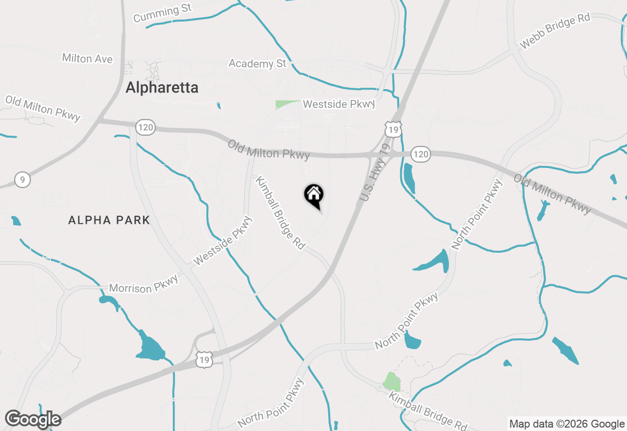 Map of 360 Braeden Way, Alpharetta, GA 30009