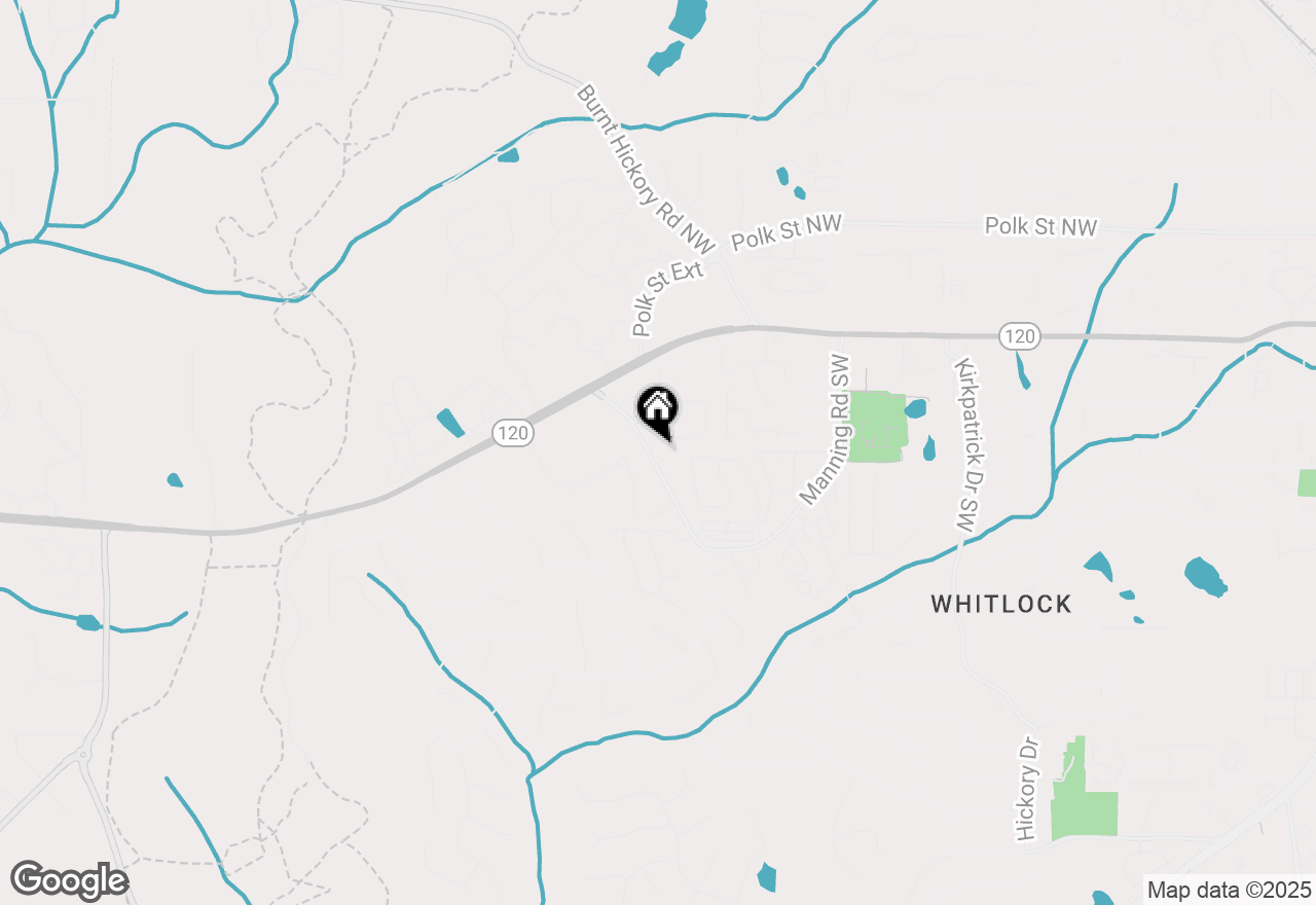 Map of 805 Manning Way Sw, Marietta, GA 30064