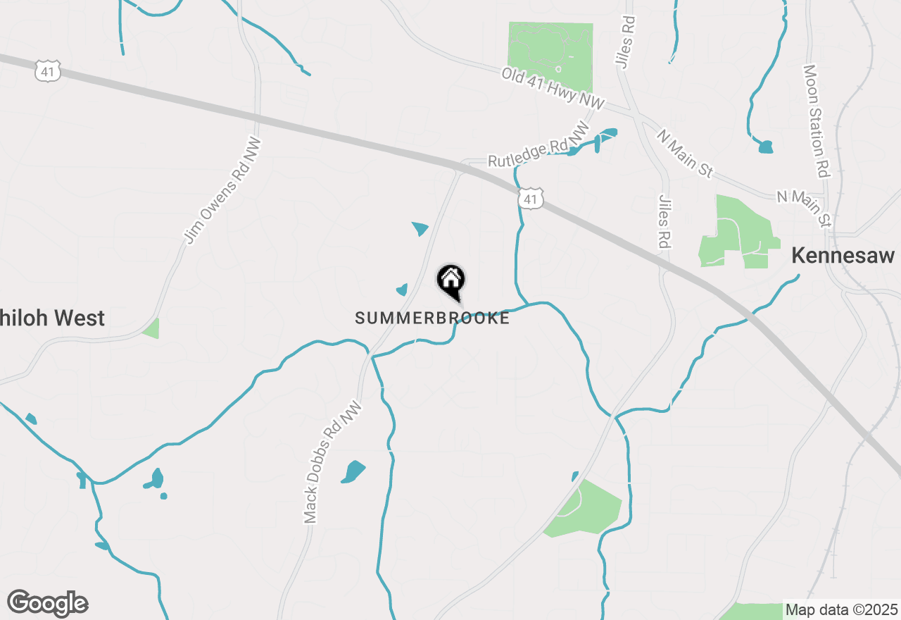 Map of 2685 Summerbrooke Drive Nw, Kennesaw, GA 30152