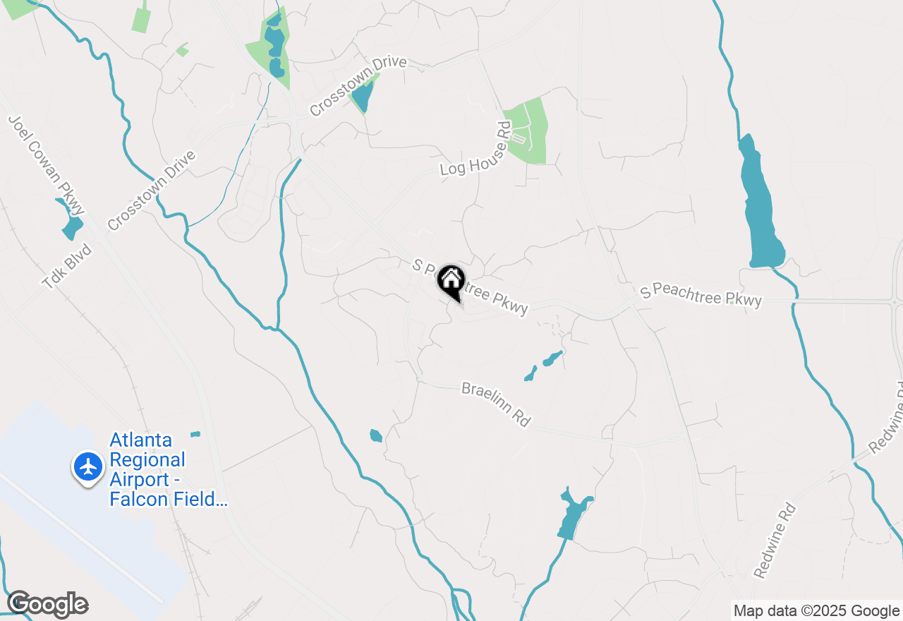 Map of 1018 Pinehurst Drive, Peachtree City, GA 30269