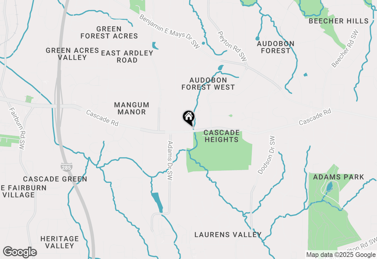 Map of 2937 Cascade Road Sw, Atlanta, GA 30311