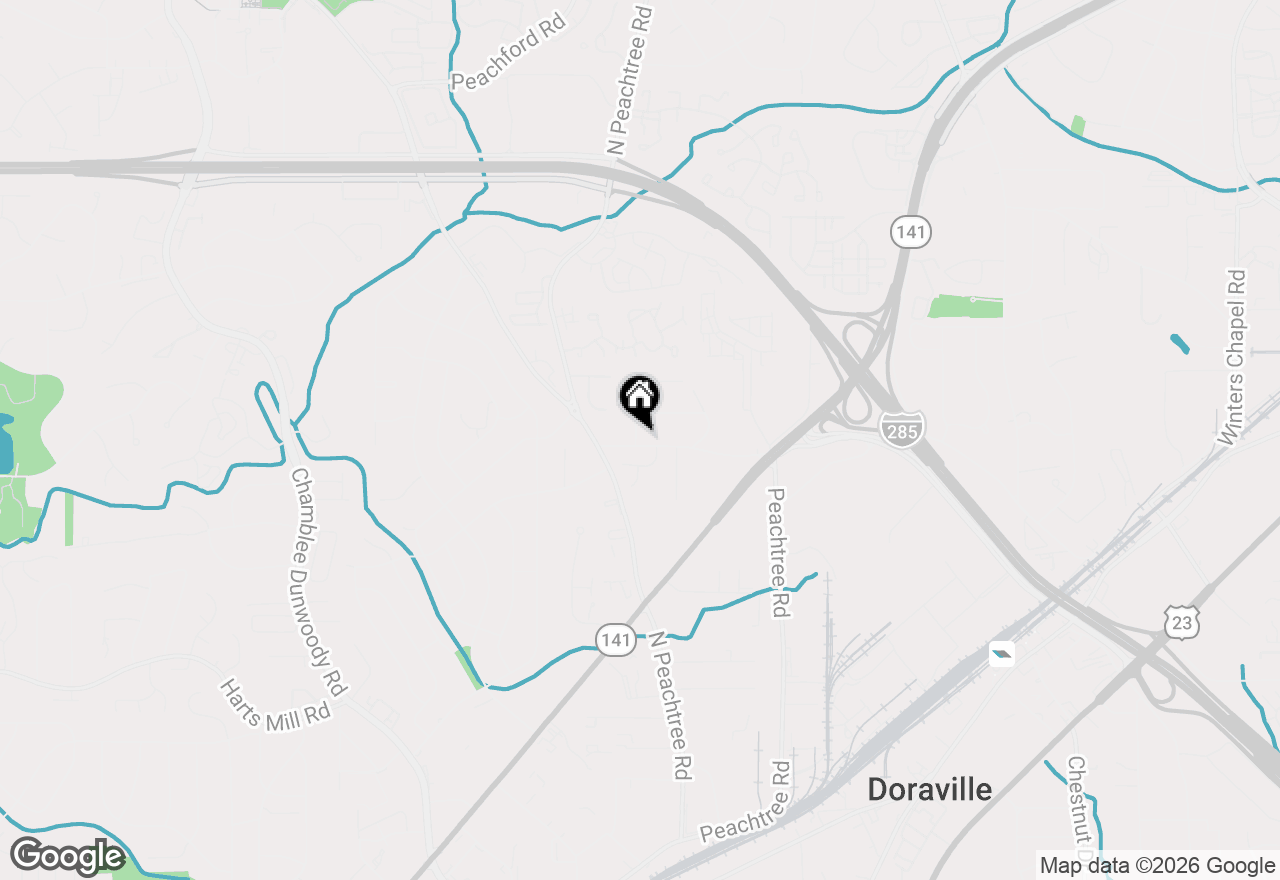 Map of 2254 N Shallowford Road, Atlanta, GA 30341