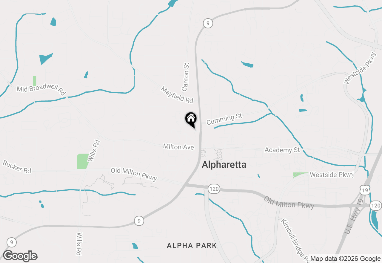 Map of 51 Church Street, Alpharetta, GA 30009