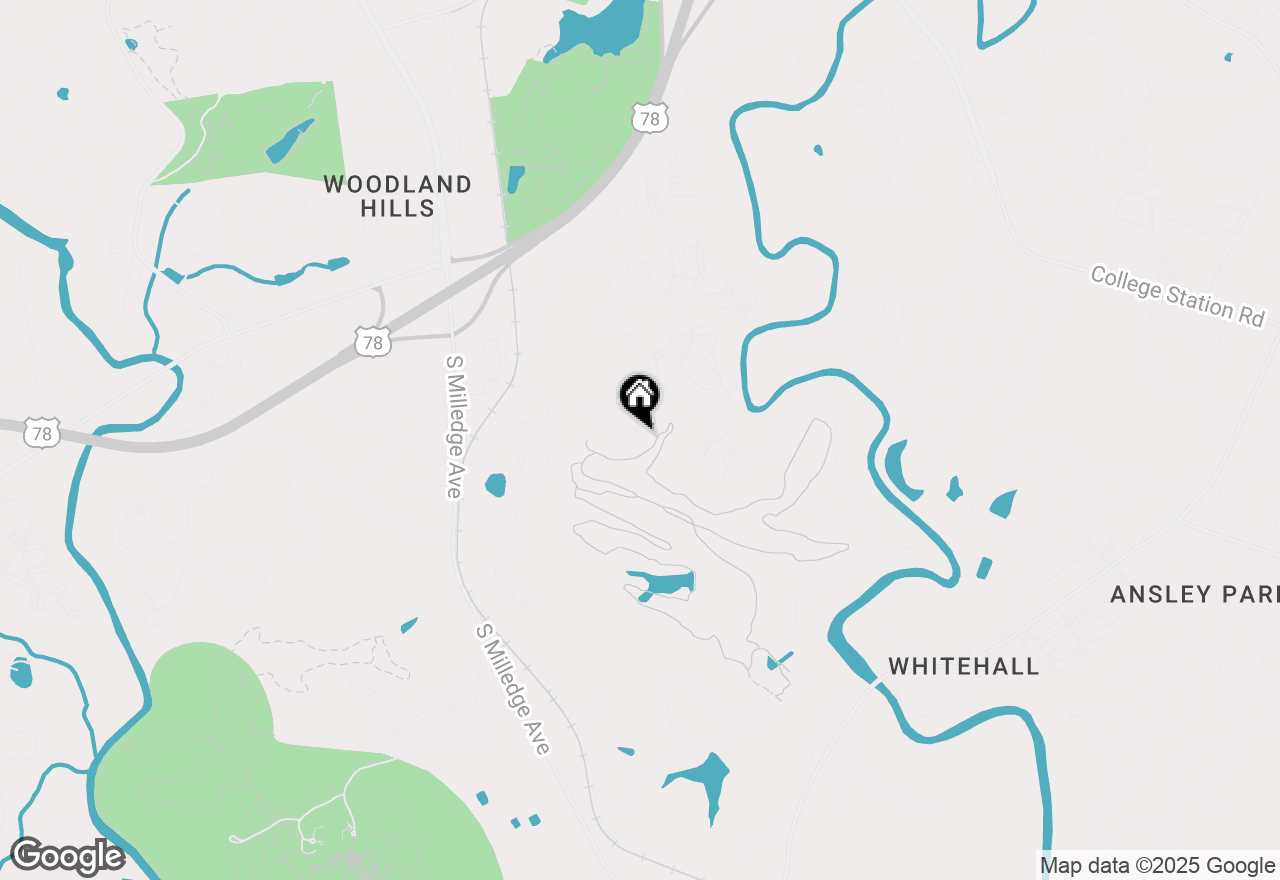 Map of 205 Woodstone Drive #17, Athens, GA 30605