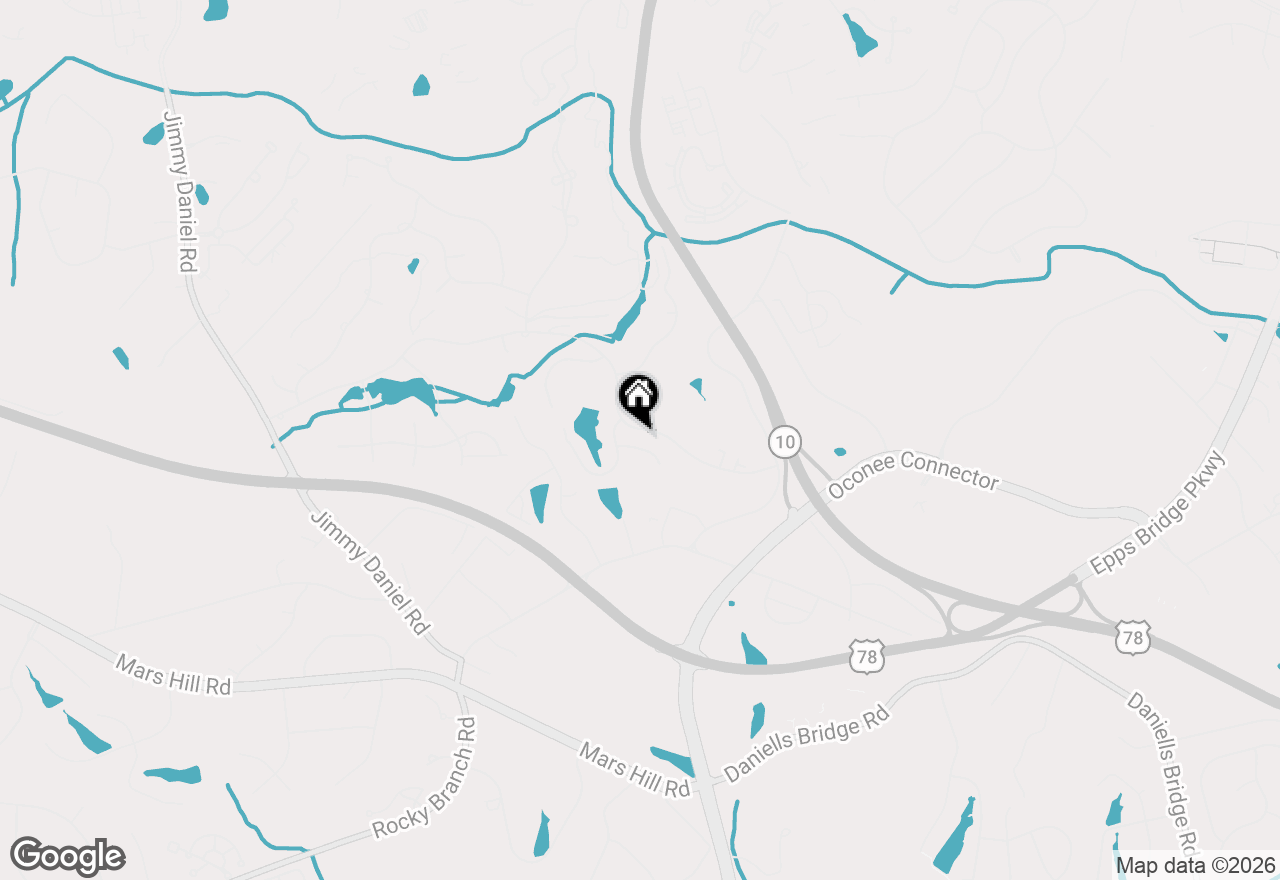 Map of 1031 Waterford Court, Watkinsville, GA 30677