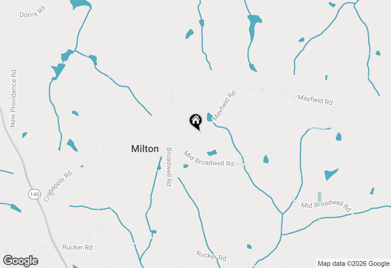 Map of 884 Mayfield Road, Milton, GA 30009