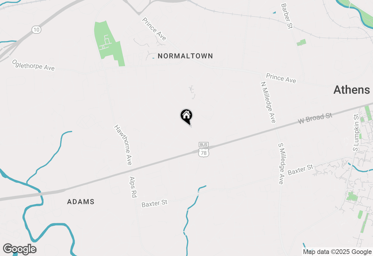 Map of 525 King Avenue, Athens, GA 30606