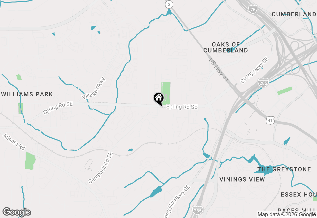 Map of 2320 Mockernut Trail #139, Smyrna, GA 30080