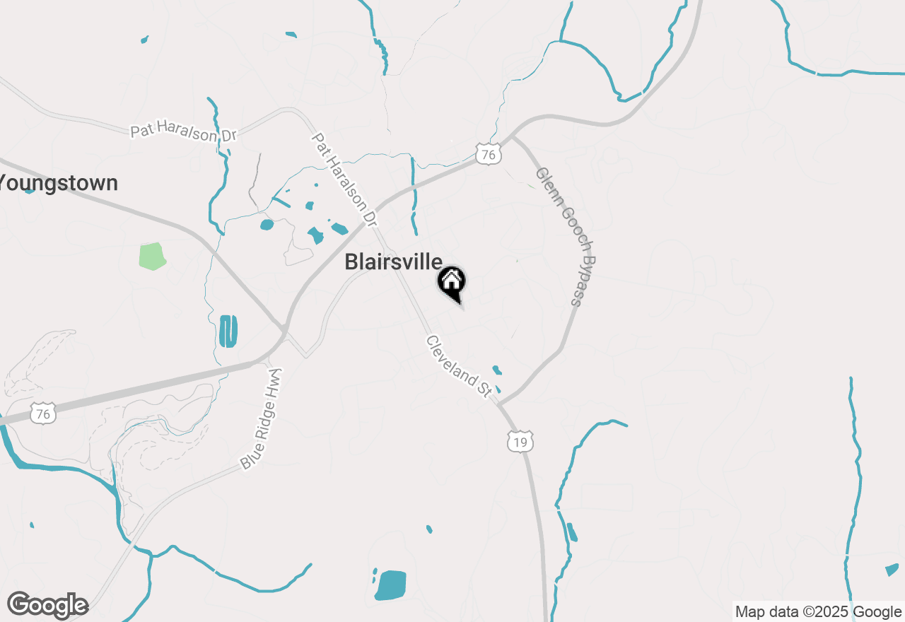 Map of 78 Hood Street, Blairsville, GA 30512