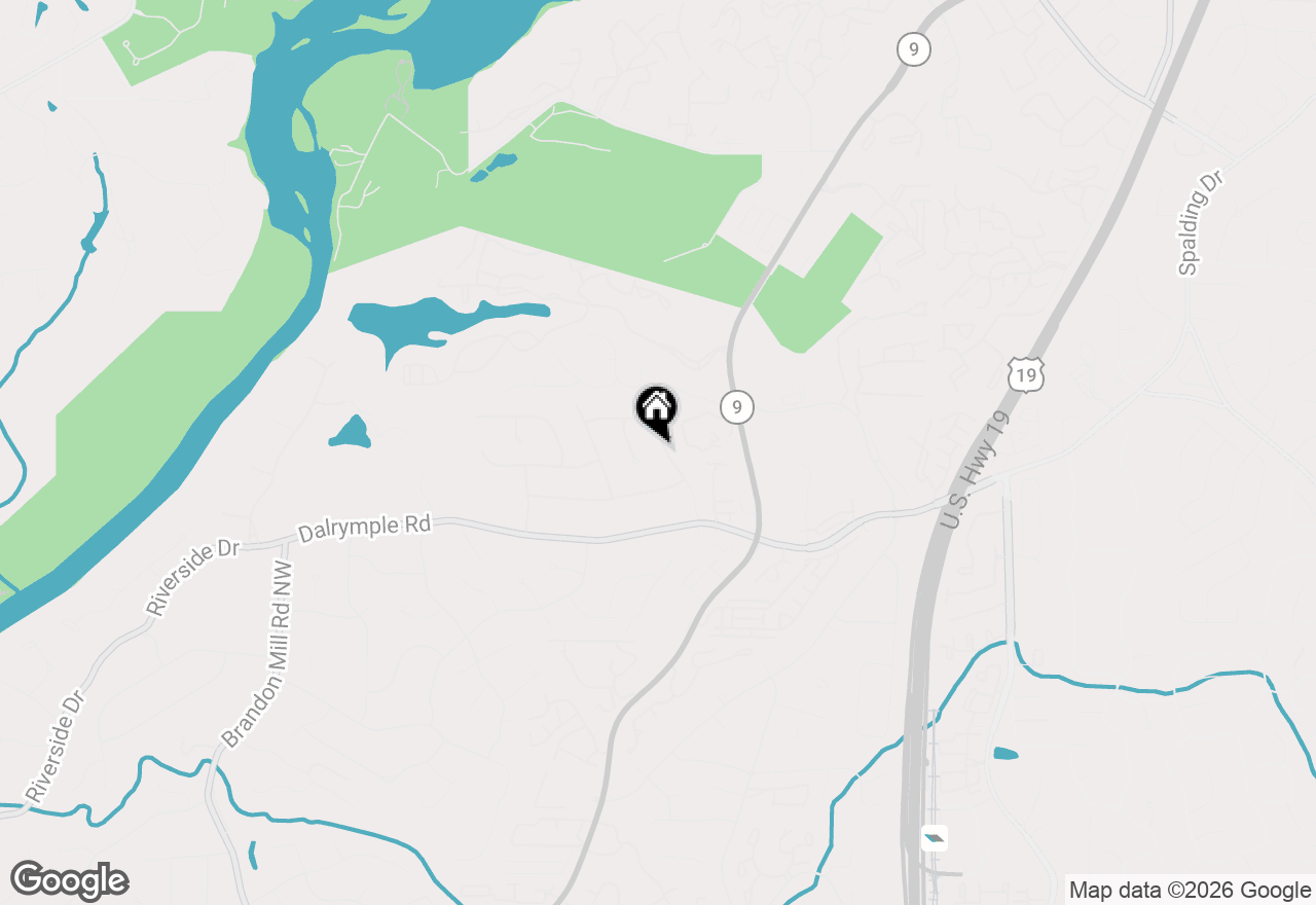Map of 7455 Princeton Trace, Sandy Springs, GA 30328