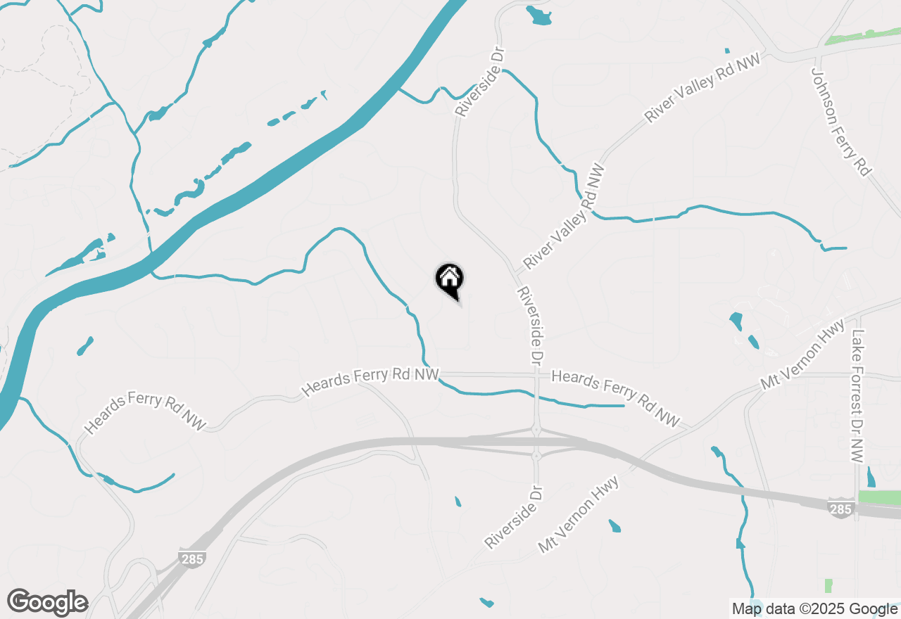 Map of 6125 Weatherly Drive, Sandy Springs, GA 30328