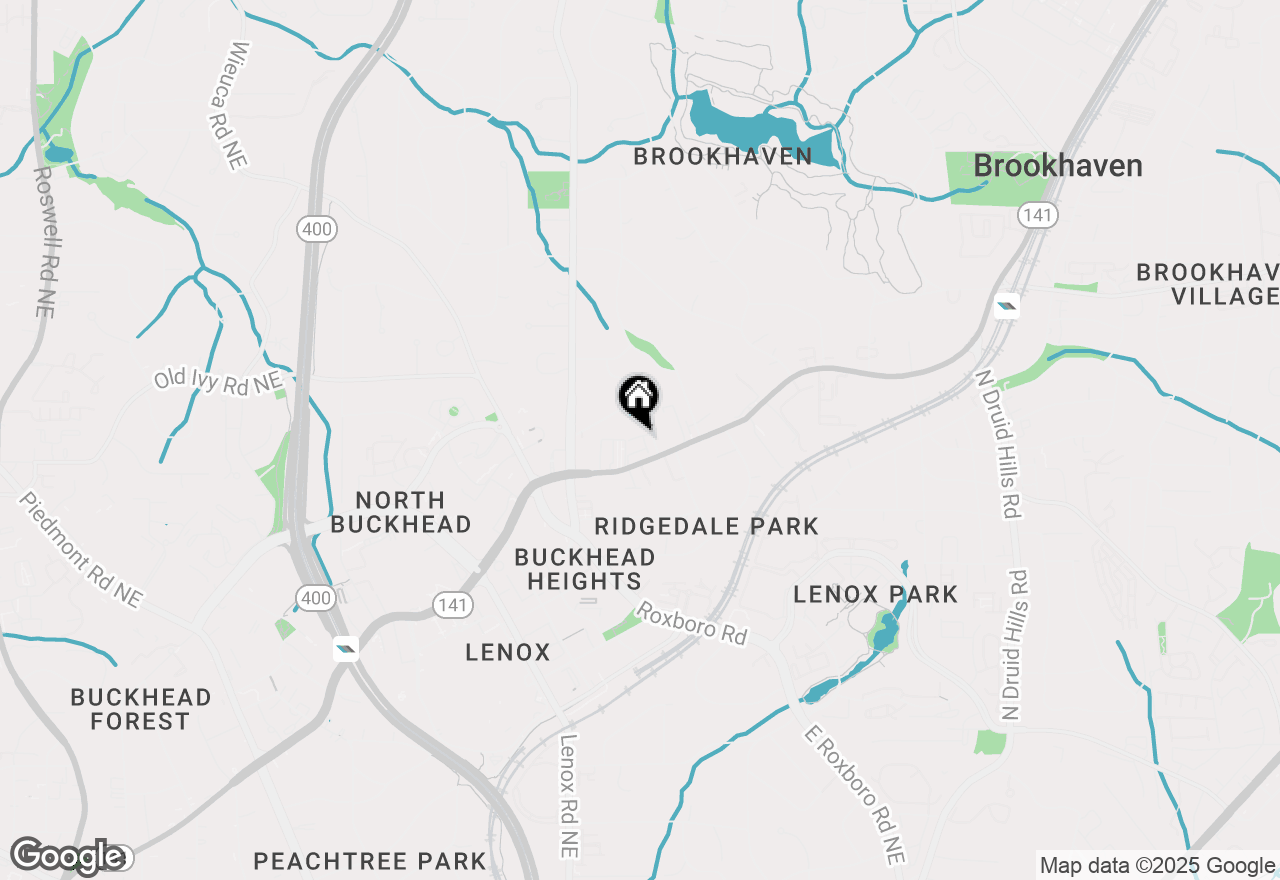 Map of 3681 Manor Brook Terrace, Atlanta, GA 30319