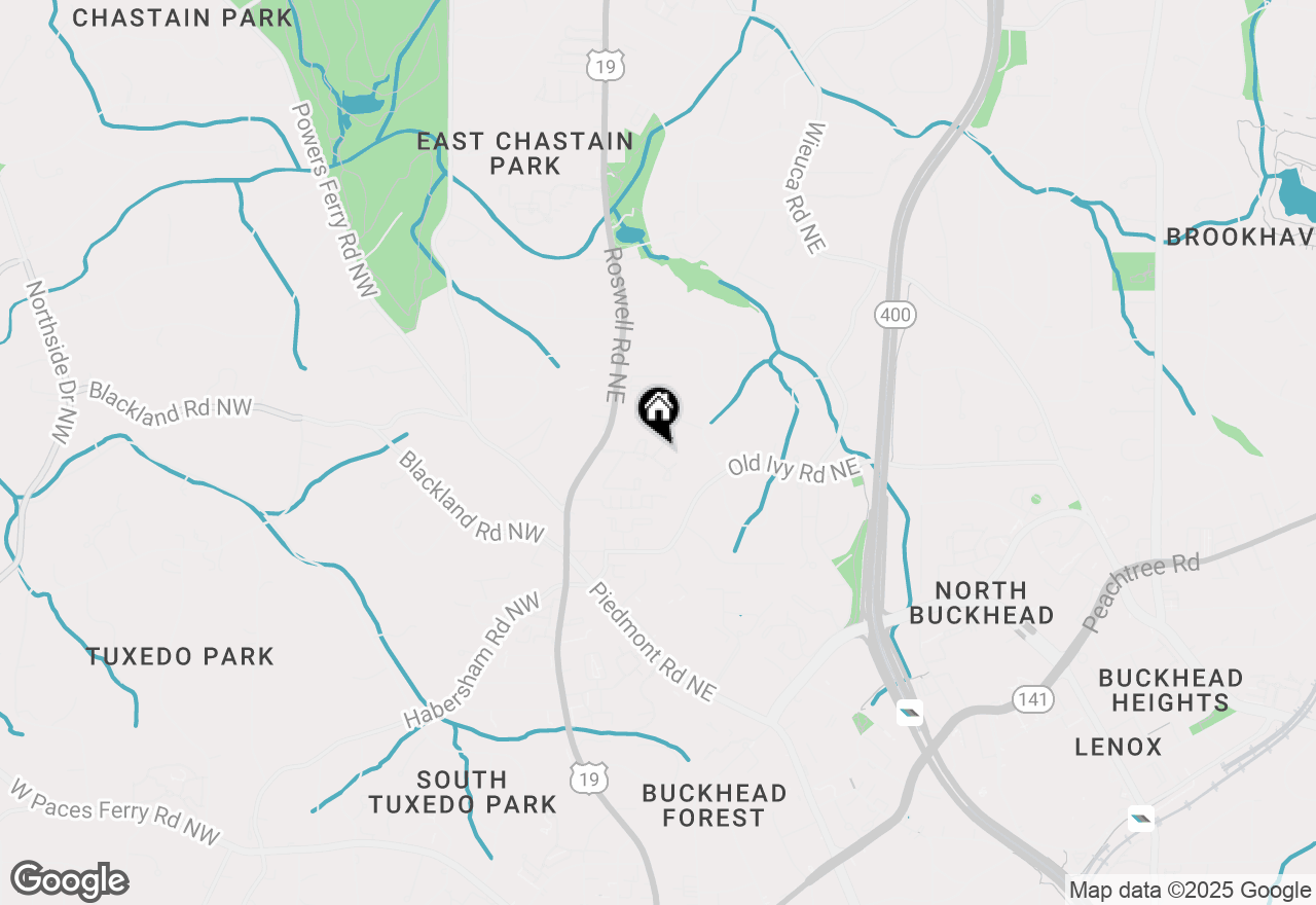 Map of 21 Ivy Ridge Ne, Atlanta, GA 30342