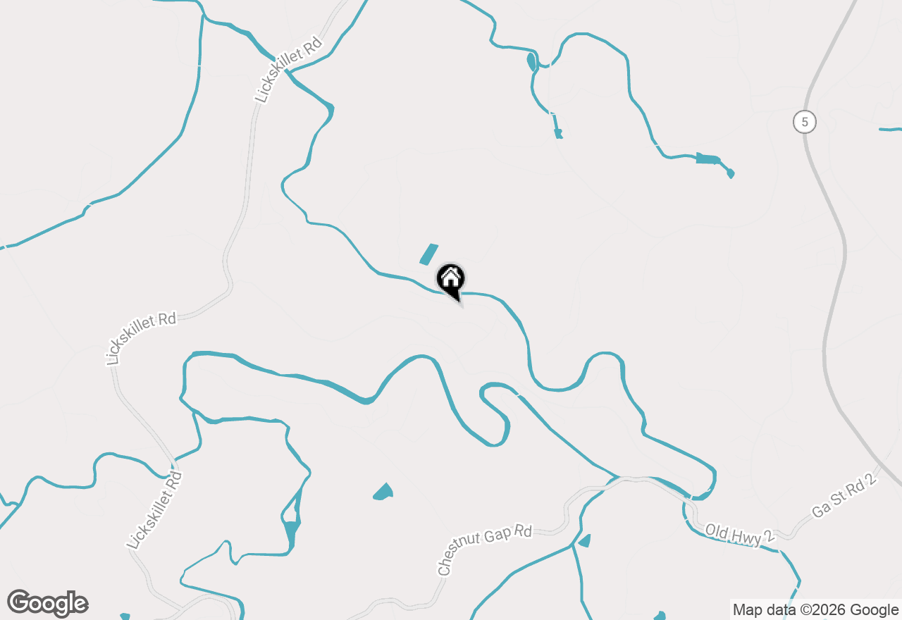 Map of 357 Hemlock Trail, Blue Ridge, GA 30513