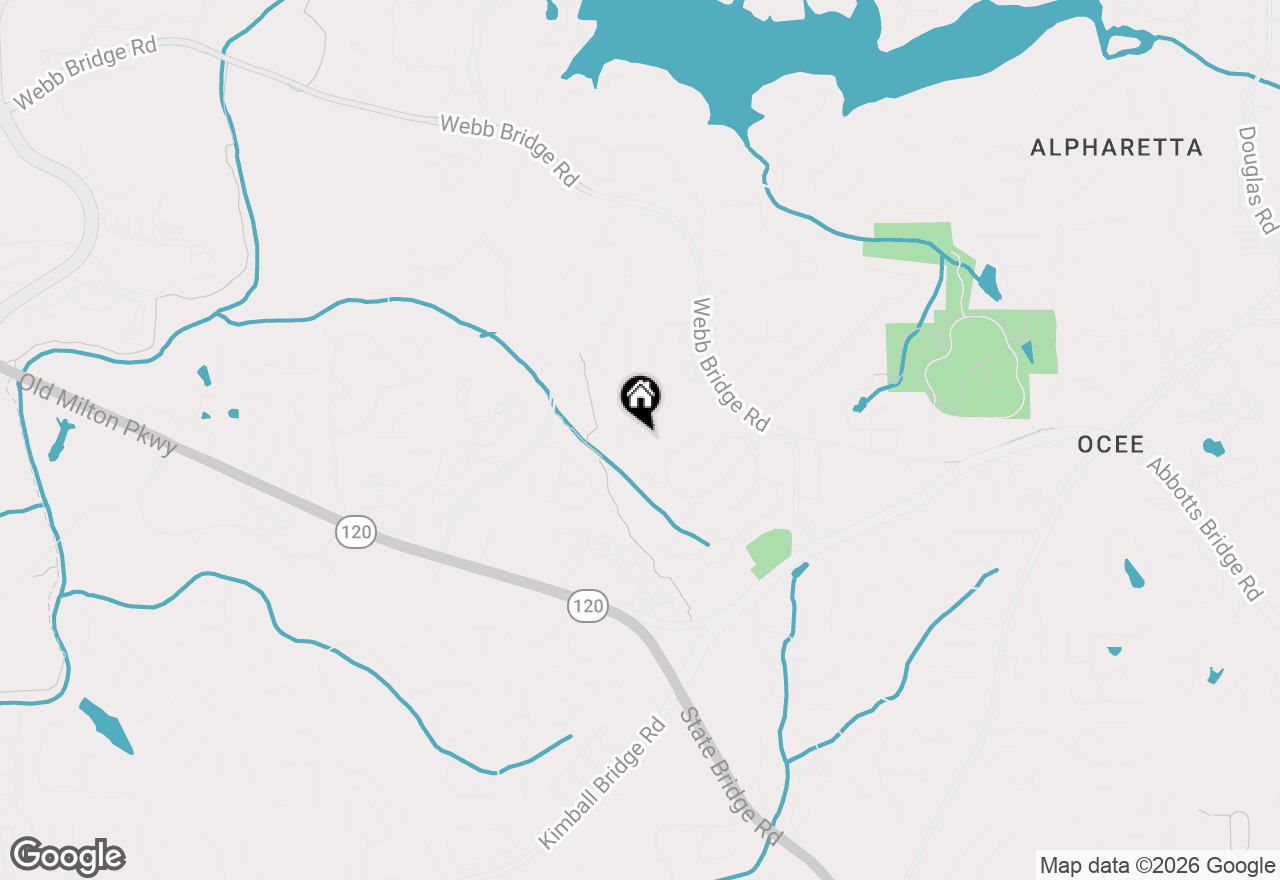 Map of 221 May Apple Lane, Alpharetta, GA 30005
