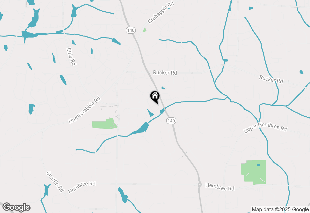 Map of 1055 Bradford Drive, Roswell, GA 30076