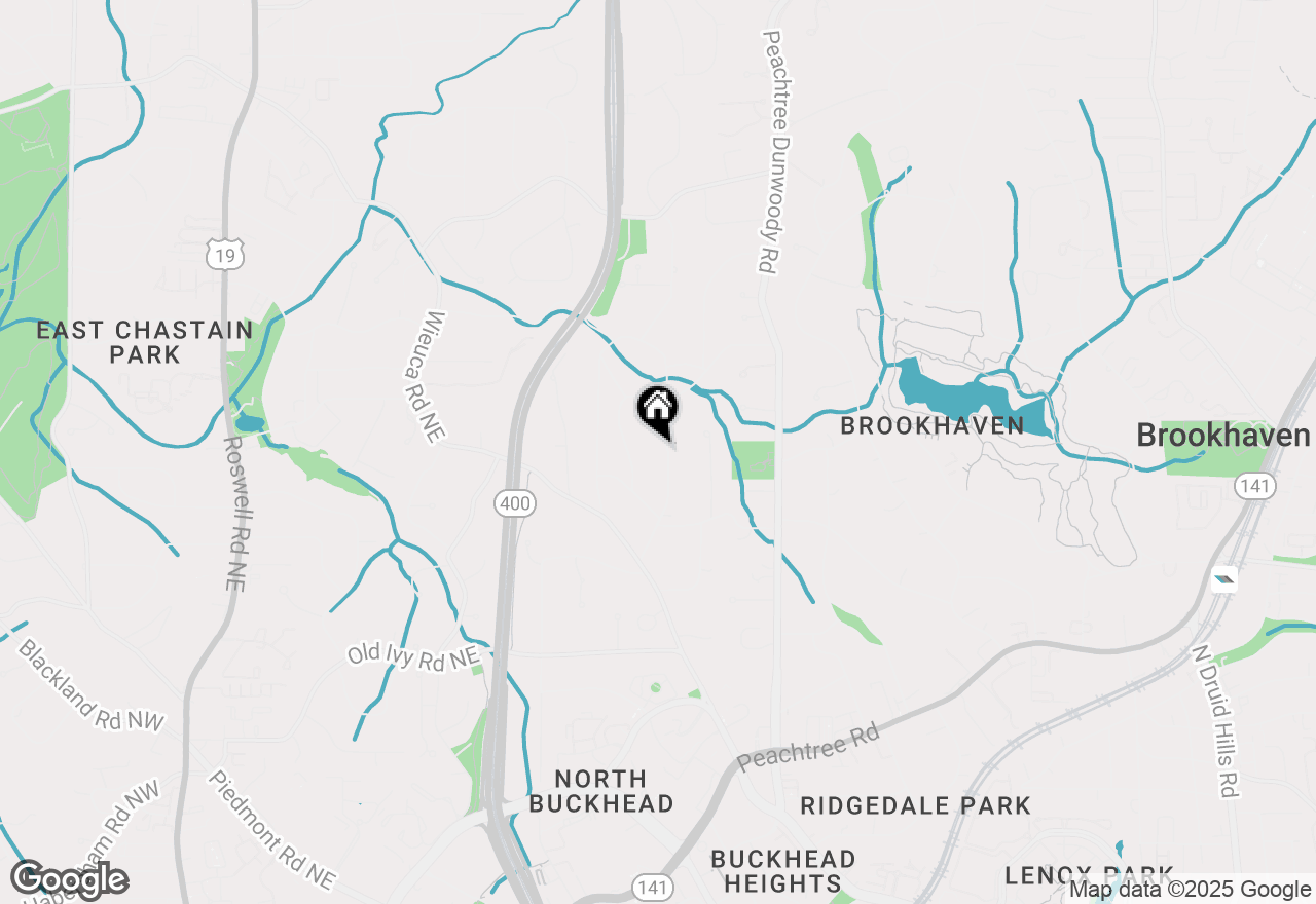 Map of 4000 N Stratford Road, Atlanta, GA 30342