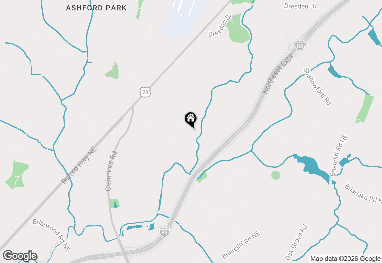 Map of 2098 Jordan Terrace Ne, Atlanta, GA 30345