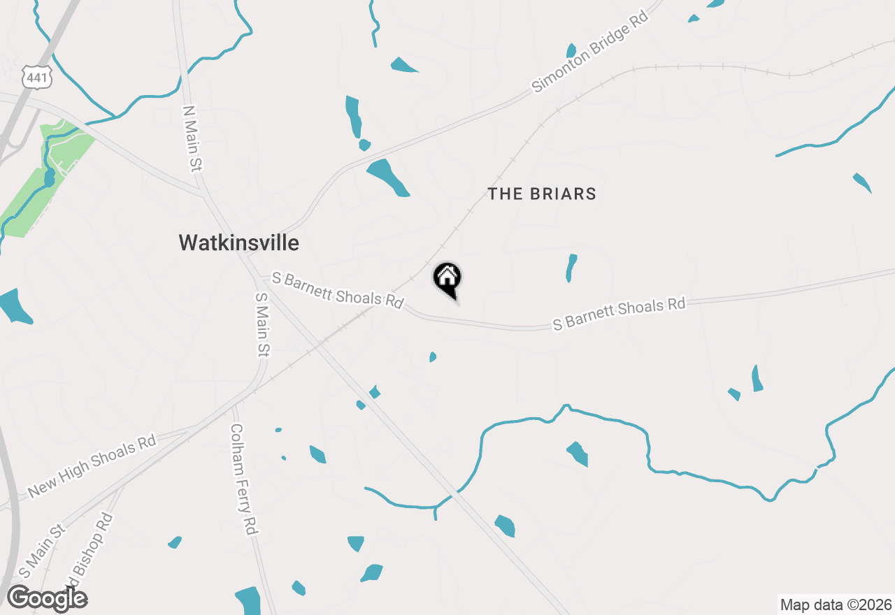 Map of 2765 Electric Avenue, Watkinsville, GA 30677