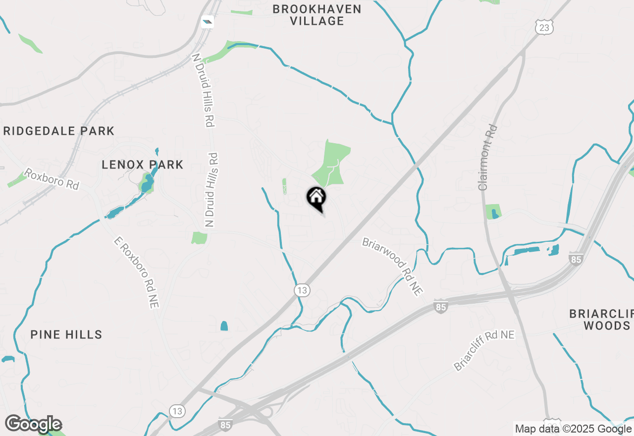 Map of 1355 Keys Crossing Drive Ne, Atlanta, GA 30319