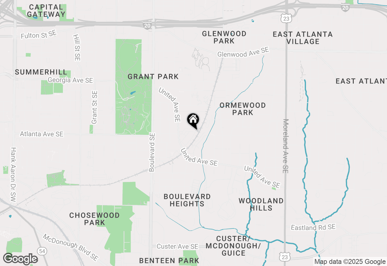 Map of 870 Commonwealth Avenue Se, Atlanta, GA 30312